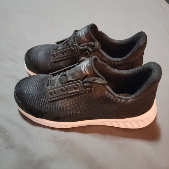 Reebok Sublite Steeltoe Shoe,Blk,Universal Size Women's 6.5,Men's 4.5 - Picture 6 of 6